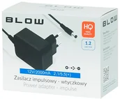 Zasilacze i transformatory - Zasilacz impuls.12V/2000mA 2,1/5,5 +) 3841# - miniaturka - grafika 1