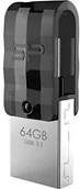 Huby USB - Silicon Power Pamięć USB 64 GB  USB 3.1 °C31 Black SP064GBUC3C31V1K - miniaturka - grafika 1