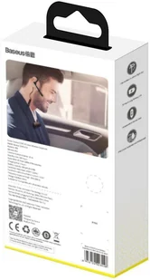 Baseus Covo zestaw słuchawkowy słuchawka Bluetooth 5.0 sterowana głosem czarny (NGA10-C01) - Zestawy głośnomówiące - miniaturka - grafika 6