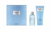 Zestawy perfum damskich - Abercrombie & Fitch Abercrombie & Fitch First Instinct Blue for Her, Zestaw podarunkowy, woda perfumowana 50ml + mleczko do ciała 200ml - miniaturka - grafika 1