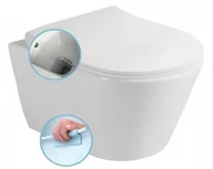 Miski WC - Domotechnika WC/BIDET rimless wiszący 53x35,5 cm bez deski,AVVA SH/100312 - miniaturka - grafika 1