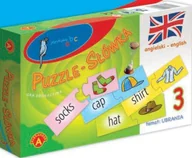 Puzzle - Alexander gra edukacyjna Puzzle-Słówka angielskie Ubrania - miniaturka - grafika 1