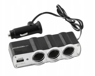 Esperanza Uniwersalny Rozdzielacz Samochodowy Wave EZ124 - Ładowarki samochodowe - miniaturka - grafika 7