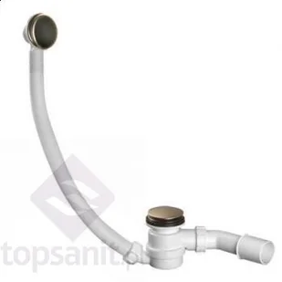 McAlpine syfon do brodzika wannowy klik-klak pokrywa mosiądz brą ant. 70mm (HC2600CLAB) - Syfony - miniaturka - grafika 2