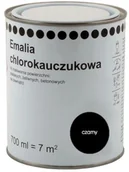 Emalie - OPP Emalia chlorokauczukowa  0 7 l czarna - miniaturka - grafika 1