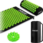 Akcesoria do masażu - Neo-Sport NeoSport Mata do akupresury z kolcami 190002 czarno-zielona 190002 - miniaturka - grafika 1