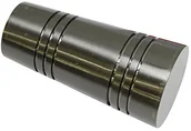 Karnisze - Gardinia 10011171 główka/końcówka Apollo do karniszy, seria Chicago, średnica 20 MM, Tytan 10011171 - miniaturka - grafika 1