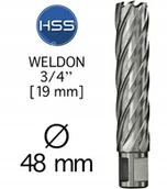 Wiertła - HSS Fi 48 x 55 mm Frez Trepanacyjny Wiertło rurowe - miniaturka - grafika 1