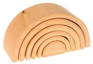 Zabawki interaktywne dla dzieci - Grimms Drewniany tunel 6 elementów 1+ - naturalny - Grimm's Grimms - Zabawka drewniana - Montessori G10680 - miniaturka - grafika 1