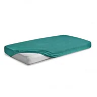 Prześcieradła - Matex Prześcieradło Frotte Premium z gumką zieleń butelkowa 160x200 mx-160-pft-34 - miniaturka - grafika 1