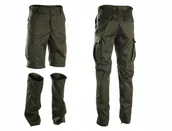 Odzież trekkingowa męska - Trekkingowe Spodnie Bdu 2w1 Zip Off Oliv - S - miniaturka - grafika 1