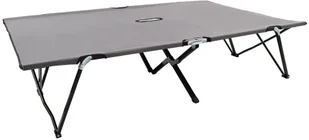 vidaXL Dwuosobowy leżak, składany, szary, stal - Leżaki ogrodowe - miniaturka - grafika 9