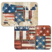 Obrusy i serwetki - Cala home DUŻA PODKŁADKA POLIPROPYLENOWA NA STÓŁ Cala Home - Amerykański Patchwork - DWUSTRONNA C49654 - miniaturka - grafika 1