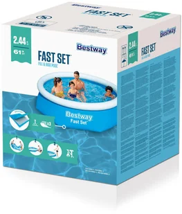 Bestway Basen Ogrodowy Rozporowy 2,44 x 61 cm 57448 LT-4334-0 - Baseny ogrodowe - miniaturka - grafika 5