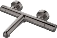 Baterie wannowe i prysznicowe - Laveo Bateria wannowa PRETTO grafit BAO910D - miniaturka - grafika 1