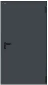 Drzwi zewnętrzne - Drzwi techniczne Technical 62.5 antracytowe 90 prawe otwierane na zewnątrz - miniaturka - grafika 1