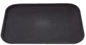 Tace i patery - Kristallon Taca Kris tallon C559 tworzywo sztuczne antypoślizgowe, prostokątne, w kolorze czarnym C559 - miniaturka - grafika 1