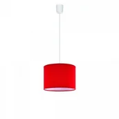 Lampy sufitowe - Lampex Lampa wisząca Rulle Czerwona 409/CZE - miniaturka - grafika 1