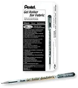 Pióra kulkowe - Pentel BN15 Roller do tekstyliów, 0.5 MM, z czarnym atramentem Gel BN15-A - miniaturka - grafika 1