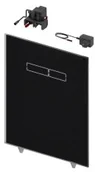 Akcesoria do armatury i ceramiki - Tece 9650003 9650003 TECElux górna obudowa szklana z elektronicznym uruchamianiem "sen-Touch" - miniaturka - grafika 1