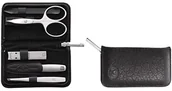 Akcesoria do paznokci - Zwilling twinox etui z Yak skórzana torebka z zamkiem błyskawicznym, 5-częściowy, czarnym 98680-004-0 - miniaturka - grafika 1