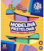 Masy plastyczne - Astra Modelina pastelowa 12 kolorów - miniaturka - grafika 1