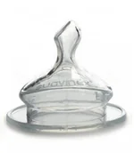 Smoczki do butelek - Suavinex Smoczek do butelek S2 "M" silikon 2 szt. 8426420028547 - miniaturka - grafika 1