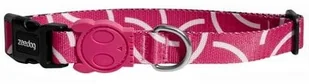 ZEE DOG Obroża ZEE DOG Nara L 45 70 cm) Biało-różowy - Obroże dla psów - miniaturka - grafika 2