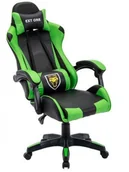 Fotele gamingowe - Zenga.pl EXT Green czarno-zielony - miniaturka - grafika 1