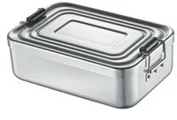 Küchenprofi Lunch Box Aluminiowy Z Seperatorem Kuchenprofi Alice Duży Srebrny - Lunch boxy - miniaturka - grafika 4