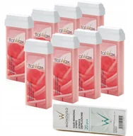 Depilacja - Depilacja 8x Wosk w rolce Italwax Rose róża Paski - miniaturka - grafika 1