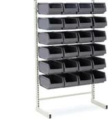 Regały biurowe - AJ Jednostronny regał z pojemnikami 25851 - miniaturka - grafika 1