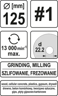 Yato Tarnik wypukły do drewna 125mm nr1 YT-59168 YT-59168 - Pilniki - miniaturka - grafika 4