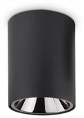 Oprawy, klosze i abażury - Ideal Lux Oprawa sufitowa NITRO 15W ROUND NERO 205984 - miniaturka - grafika 1