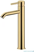 Baterie umywalkowe - Oltens Molle bateria umywalkowa wysoka złota 32400800 - miniaturka - grafika 1