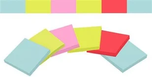 Post-It 3M Bloczek samoprzylepny Super sticky, (654-6SS-MIA), 76x76mm, 6x90 kart., paleta Miami 3M-70005291227 - Etykiety samoprzylepne i bloki etykiet - miniaturka - grafika 2