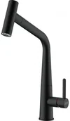 Baterie kuchenne - Franke Bateria ICON PULL-OUT SPRAY czarny mat 115.0625.190 - miniaturka - grafika 1
