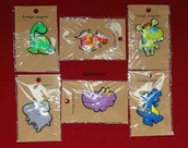 Magnesy - MAGNES MAGNESY NA LODÓWKĘ duże zwierzątka mix - miniaturka - grafika 1