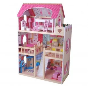 EcoToys Drewniany domek dla lalek California z ogrodem 4107 712816 - Domki dla lalek EcoToys Drewniany domek dla lalek California z ogrodem 4107 712816 - Domki dla lalek - miniaturka - grafika 14