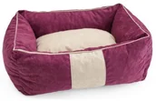 Legowiska dla psów - Diversa Legowisko Petti 3 bordo/beż - miniaturka - grafika 1