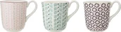 Kubki - Bloomingville Kubki Maya 3 szt. 82040557 - miniaturka - grafika 1