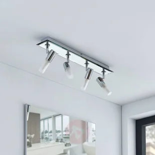 LINDBY Łazienkowa lampa sufitowa Zela, 4-pkt., 53 cm - Lampy sufitowe - miniaturka - grafika 3