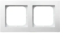 Klawisze i ramki - Ospel Ramka podwójna Biały - R-2G/00 As - miniaturka - grafika 1