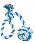 Zabawki dla kotów - Piłka do gry ze sznurkiem dla pupila psa Kota 30cm - miniaturka - grafika 1