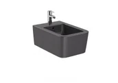 Bidety - Roca A357535640 INSPIRA SQUARE Bidet podwieszany 560 x 370 ONYX - miniaturka - grafika 1