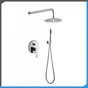 Laveo RAILA Podtynkowy system łazienkowy chrom BLL 001P BLL001P - Zestawy prysznicowe - miniaturka - grafika 4