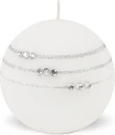 Świece - Art Pol Świeca biała Kolia Mat Kula 8 119384 258286 - miniaturka - grafika 1