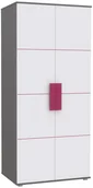 Szafy i szafki dla dzieci - Forte Szafa młodzieżowa Libelle LBLS82 - miniaturka - grafika 1