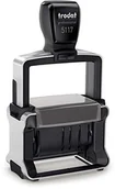 Tusz do pieczątek - Trodat 120208 5117 Professional 4.0 data z paskiem z tekstu w języku niemieckim, poduszka do stempli czarna 120208 - miniaturka - grafika 1