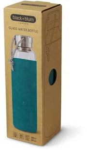Black+Blum Butelka na wodę Black+Blum 0,6 l morska szklana GR-WB-M005 - Shakery i bidony sportowe - miniaturka - grafika 8